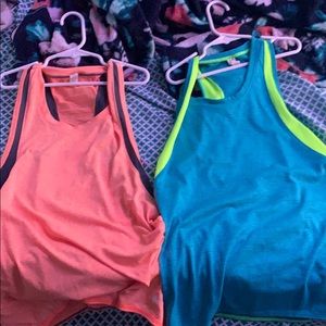 2 under amour tank tops